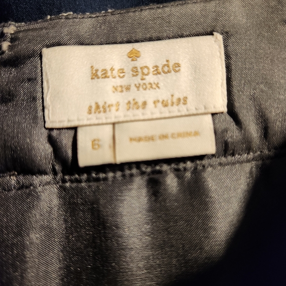Kate Spade Silver Pencil Skirt - Picture 2 of 4